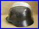 German-M40-Fire-Helmet-NS64-Original-WW2-Period-Helmet-Used-as-Postwar-Service-01-lue