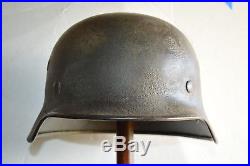 German M40 Helmet, Camouflage, Original, withLiner