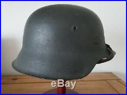 German M42 Luftwaffe helmet origional WW2 single decal