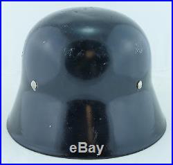 German ORIGINAL WW2 WWII Factory Protection Police (Werksschutzpolizei) Helmet