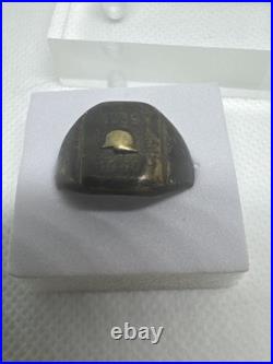German Ring 1940 ww2 WWII Helmet Stahlhelm Soldier's 1939 Jewelry Germany