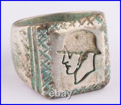 German Ring WW1 wwI WW2 wwII Germany Soldier Helmet Stahlhelm Viking Goth Gothic German Ring WW1 wwI WW2 wwII Germany Soldier Helmet Stahlhelm Viking Goth Gothic
