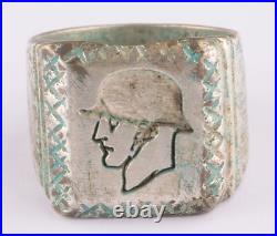 German Ring WW1 wwI WW2 wwII Germany Soldier Helmet Stahlhelm Viking Goth Gothic German Ring WW1 wwI WW2 wwII Germany Soldier Helmet Stahlhelm Viking Goth Gothic