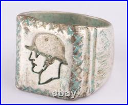 German Ring WW1 wwI WW2 wwII Germany Soldier Helmet Stahlhelm Viking Goth Gothic German Ring WW1 wwI WW2 wwII Germany Soldier Helmet Stahlhelm Viking Goth Gothic