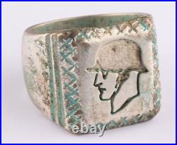 German Ring WW1 wwI WW2 wwII Germany Soldier Helmet Stahlhelm Viking Goth Gothic German Ring WW1 wwI WW2 wwII Germany Soldier Helmet Stahlhelm Viking Goth Gothic
