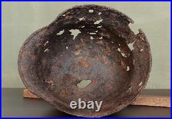 German-Russian WW2/WWII Relic M40 Helmet (Hard Battle Damages) Original