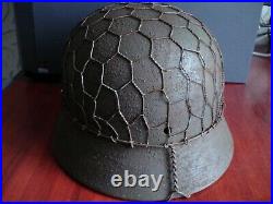 German Stahlhelm Helmet SE64 M-35 hard hat WW II