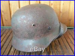 German Steel helmet M35, WW2, size 62, original, restoration, liner