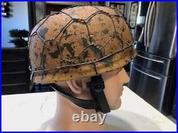 German WW2 Fallschirmjager Cassino Helmet (Restored)