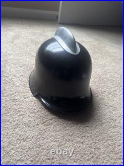 German WW2 Fireman's Helmet With Comb And Liner