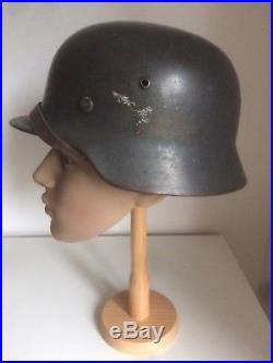 German WW2 Luftwaffe Double Decal M35 Helmet