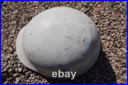 German WW2 M40 Helmet Partial Restoration White Winter Camouflage Paint #174 German WW2 M40 Helmet Partial Restoration White Winter Camouflage Paint #174