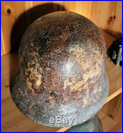 German WW2 M40 Medic Helmet Semi Relic Very rare find
