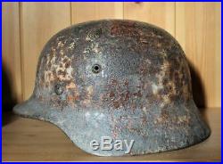 German WW2 M40 Medic Helmet Semi Relic Very rare find