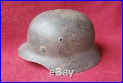 German WW2 M40 id'd full name Helmet, veterans estate collection
