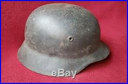 German WW2 M40 id'd full name Helmet, veterans estate collection