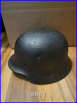 German WW2 WWII Helmet Stahlhelm M40 Military 1940-42 Shell