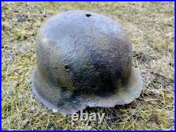 German WW2 helmet M42 war relic Stahlhelm 1942 Wehrmacht WH Elite Luftwaffe LW