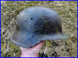 German WW2 helmet M42 war relic Stahlhelm 1942 Wehrmacht WH Elite Luftwaffe LW