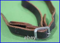 German WWII Army / Luftwaffe Military Combat Helmet Leather Chin Strap