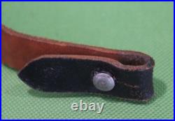 German WWII Army / Luftwaffe Military Combat Helmet Leather Chin Strap
