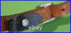 German WWII Army / Luftwaffe Military Combat Helmet Leather Chin Strap