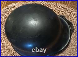 German WWII Civil Defense Helmet With Full Liner And Straps Good Condition