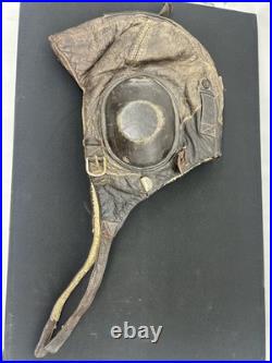 German WWII Luftwaffe LKPW101 Leather Bomber Pilot Winter Flying Helmet Size 56 German WWII Luftwaffe LKPW101 Leather Bomber Pilot Winter Flying Helmet Size 56