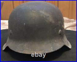 German WWII Luftwaffe M42 1530 ET66 helmet
