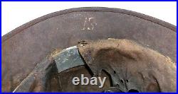 German WWII M35 Stahlhelm. Steel Helmet. Partial Liner and Chin Strap