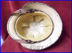 German WWII M40 Snow Camouflage Helmet Size 62/55 Surplus Military M42 M40 German WWII M40 Snow Camouflage Helmet Size 62/55 Surplus Military M42 M40