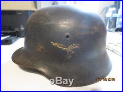 German WWII Nazi Luftwaffe SD Helmet all Original M40 75% of Eagle