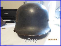 German WWII Nazi Luftwaffe SD Helmet all Original M40 75% of Eagle