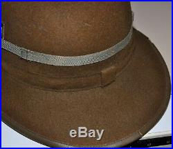 German WWII Original Africa Corps Pith Army Helmet/Hat. Complete. WithCert Of Auth