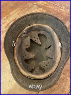 German WWII-Style Militaria Camouflage Steel Military Helmet with Liner