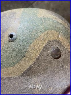 German WWII-Style Militaria Camouflage Steel Military Helmet with Liner