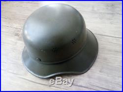 German Wehrmacht LUFTSCHUTZ GLADIATOR Helmet WWII with Bulgarian Decal
