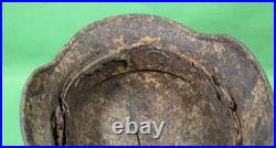 German World War II Army M-40 Combat Helmet Shell With Concussion Cracks