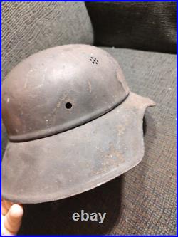 German World War II Military Steel Helmet Kopfweite 57 Hochstoreis Rm 8