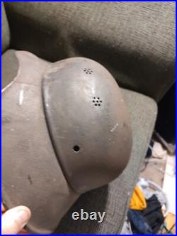 German World War II Military Steel Helmet Kopfweite 57 Hochstoreis Rm 8