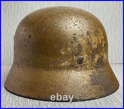 German Ww2 Luftwaffe M35'dak' Deutsche Afrika Korps Camouflaged Helmet Quist 66