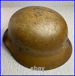 German Ww2 Luftwaffe M35'dak' Deutsche Afrika Korps Camouflaged Helmet Quist 66