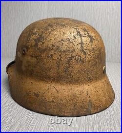 German Ww2 M35 Luftwaffe Dak Camouflaged Helmet