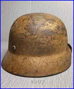 German Ww2 M35 Luftwaffe Dak Camouflaged Helmet