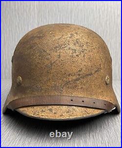 German Ww2 M35 Luftwaffe Dak Camouflaged Helmet