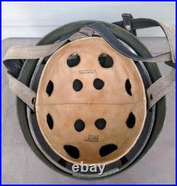 German Ww2 M38 Paratrooper 6 Fallschirmjager Regiment Helmet Hand Aged Camo Fjr6