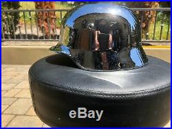 German Wwii Chrome Plated Helmet