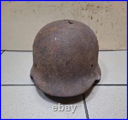 German Wwii Helmet Shell Serbia Find