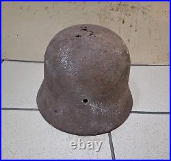 German Wwii Helmet Shell Serbia Find