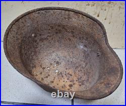 German Wwii Helmet Shell Serbia Find